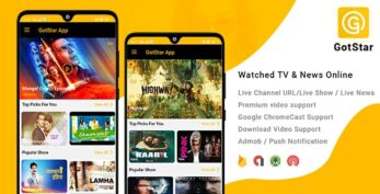 GotStar v1.0 – Android Live TV – Live Streaming – Web Series, Movies, Live Cricket – Online News
