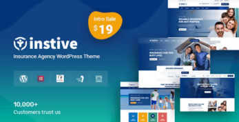 Instive v1.2.6 – Insurance WordPress Theme