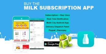 Milk, Water v1.0 & Vegetable Subscription Android App | Wallet based Model like Milkbasket
