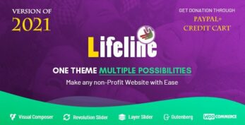 Lifeline – NGO Charity Fund Raising WordPress Theme