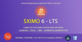 Laravel Multi Purpose Application v7.1 – CRUD – CMS – Sximo 6