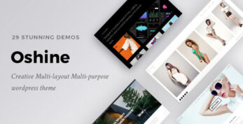 Oshine – Multipurpose Creative Theme