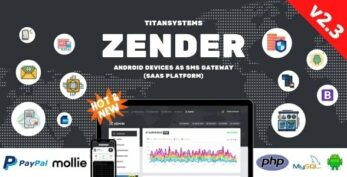 [Activated] Zender v3.3.8 – Android Mobile Devices as SMS Gateway (SaaS Platform)