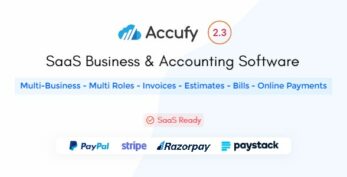 Accufy v2.6 – SaaS Business, Invoicing & Accounting Software