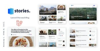 Stories v1.23 – Laravel Creative Multilingual Blog