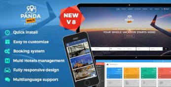 Panda Multi Resorts v8.1.5 – Booking CMS for Multi Hotels