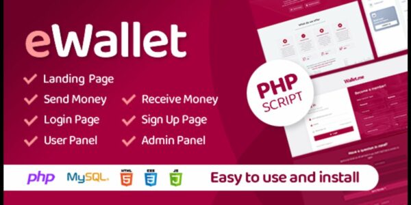eWallet v3.0 – PHP Script