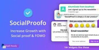 66socialproof v47.0.0 – Social Proof & FOMO Widgets Notifications (SAAS)