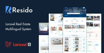 Resido v4.0.0 – Laravel Real Estate Multilingual System