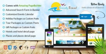 Trendy Travel – Tour, Travel & Travel Agency Theme