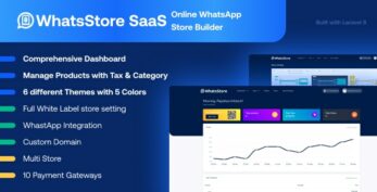 WhatsStore SaaS v8.3 – Online WhatsApp Store Builder