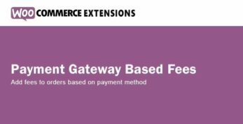 WooCommerce Payment Gateway Based Fees