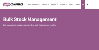 WooCommerce Bulk Stock Management