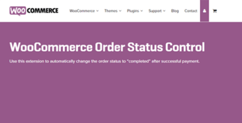 WooCommerce Order Status Control