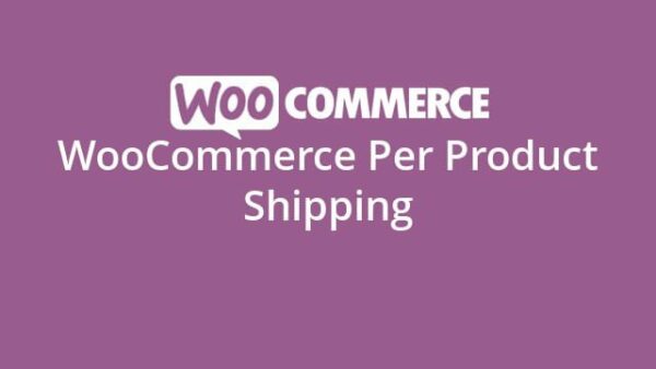 WooCommerce Per Product Shipping