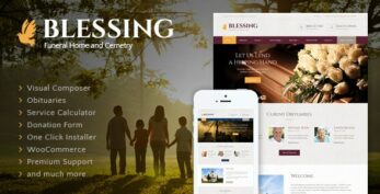 Blessing v3.2.13 | Funeral Home WordPress Theme