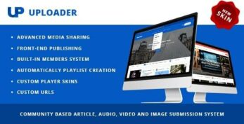 Uploader v2.3.4 – Advanced Media Sharing Theme