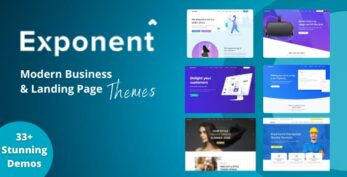 Exponent – Modern Multi-Purpose Business WordPress theme