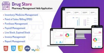 Drug Store v1.0 – Pharmacy & Billing Management Web Application