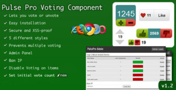 PulsePro Vote Component with Unvote Choice v1.2