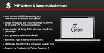 PHP Website and Domains Marketplace v1.8