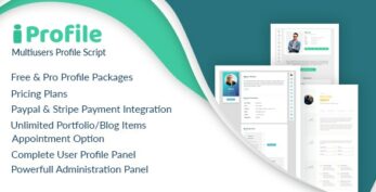 iProfile v1.6 – Multiuser Profile & Resume Script (SASS)