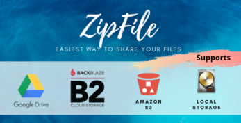 ZipFile v2.6 – File sharing made easy & profitable. Use Google Drive, S3 and Backblaze to host files.