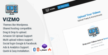 Vizmo v1.0 – Simple Video Hosting Script