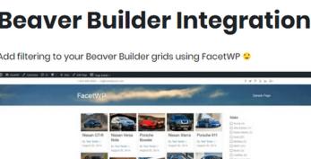 FacetWP – Beaver Builder Integration