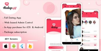 Hookup4u v1.0.4 – A Complete Flutter Based Dating App with Admin | Tinder Clone
