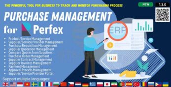 Purchase Management module for Perfex CRM v1.5.0