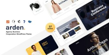 Arden v2.4.0 – A Sharp & Modern Multipurpose WordPress Theme