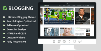 MyThemeShop Blogging WordPress Theme
