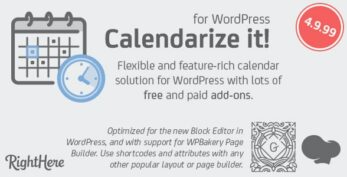 Calendarize it! for WordPress