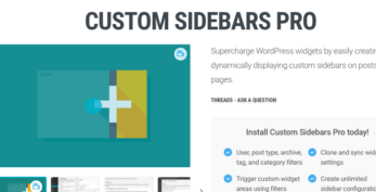 WPMU DEV Custom Sidebars Pro