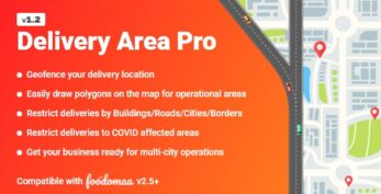 Delivery Area Pro Module for Foodomaa v1.1