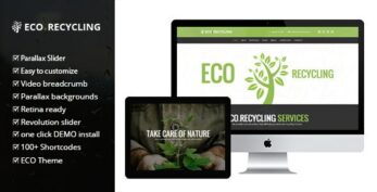 Eco Recycling v1.3.10 – Ecology & Nature WordPress Theme