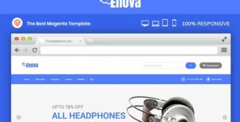 Enova Electronics Mobile Magento Theme