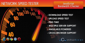 JavaScript Network Speed Tester | Miscellaneous