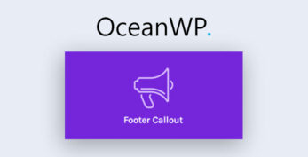 OceanWP Footer Callout