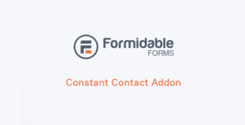 Formidable Forms – Constant Contact