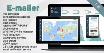 E-mailer v1.31 – newsletter & mailing system