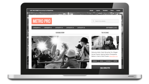 StudioPress Metro Pro Genesis WordPress Theme v2.2.2