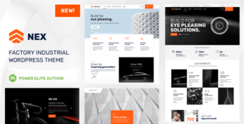 Nex – Factory & Industrial WordPress