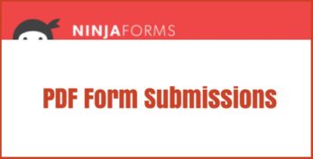 Ninja Forms PDF Form Submission