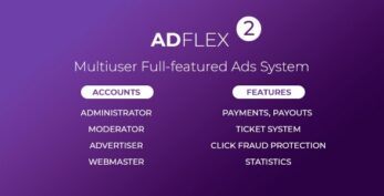 AdFlex v2.0.7 – Multi User Full-featured Ads System
