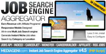 Instant Job Search Engine Aggregator v4.5