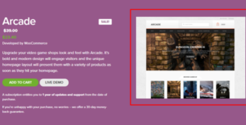 Arcade Storefront WooCommerce Theme v2.1.8