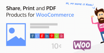 Share, Print and PDF Products for WooCommerce