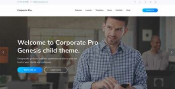 StudioPress Corporate Pro Genesis WordPress Theme v1.1.1
